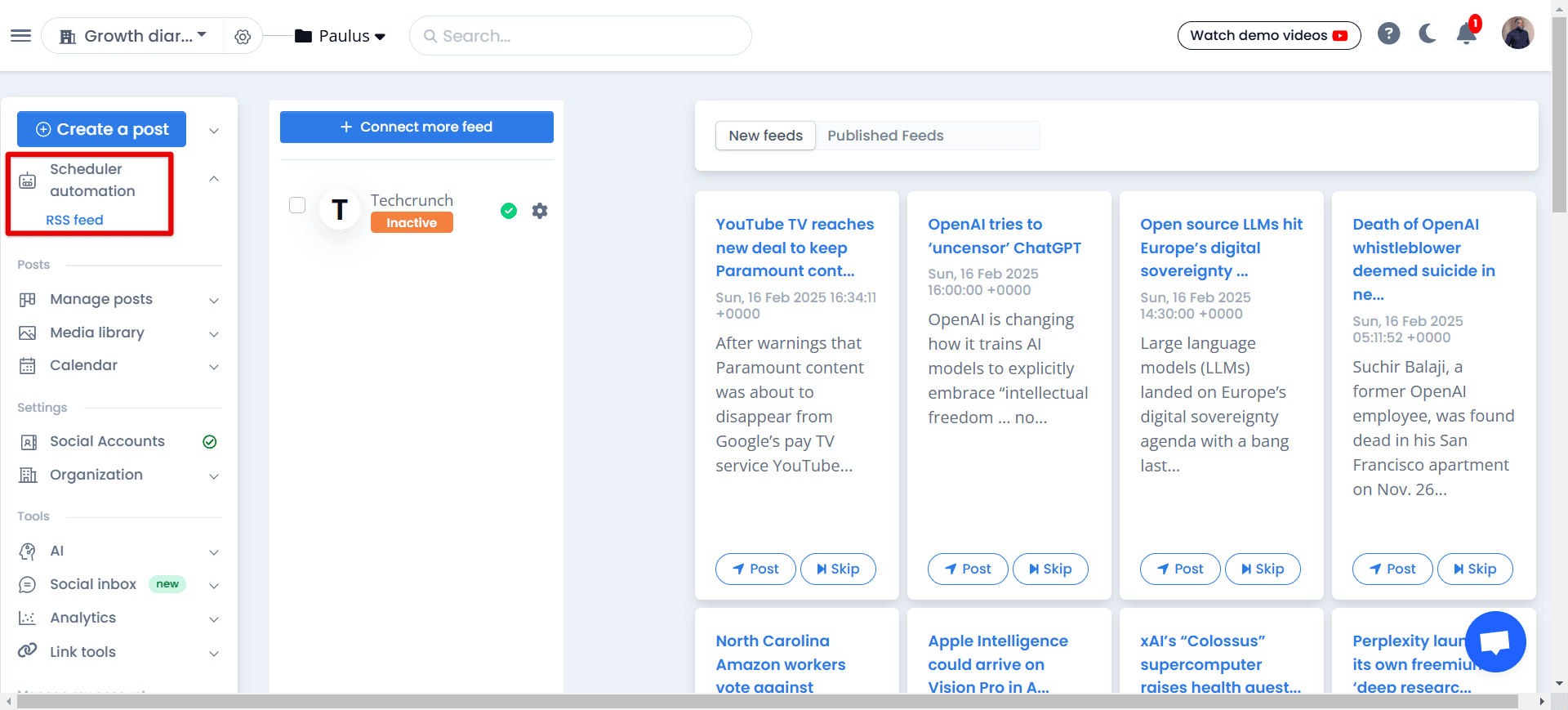 RSave Time with Easy RSS Content Sharing